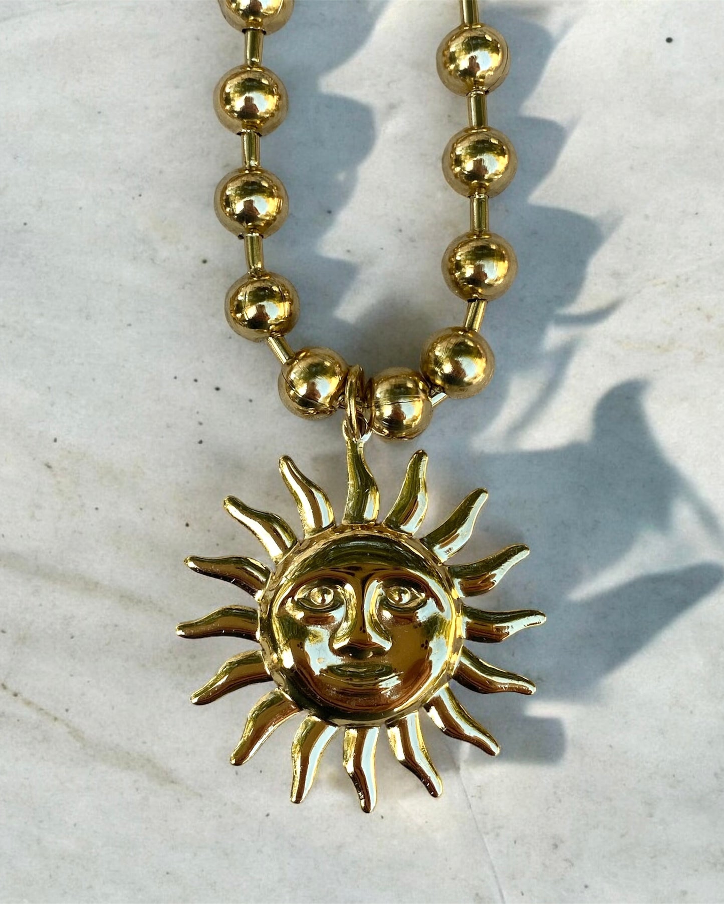 Sun necklace