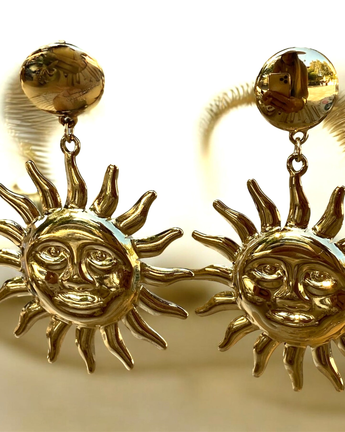 Boucles d'oreilles Sun