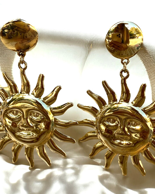 Boucles d'oreilles Sun